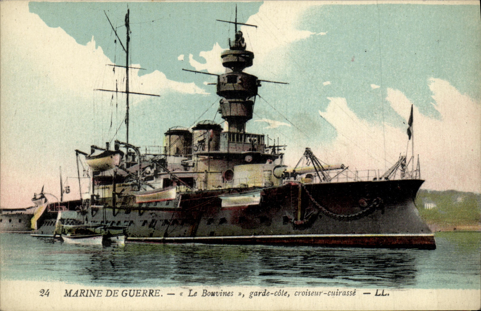 Le Bouvines — croiseur-cuirassé, garde-côte — Marine de Guerre