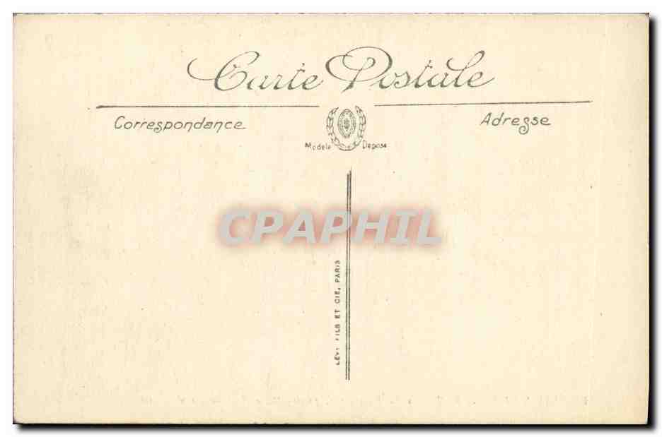 Le Bouvines — croiseur-cuirassé, garde-côte — Marine de Guerre — Verso