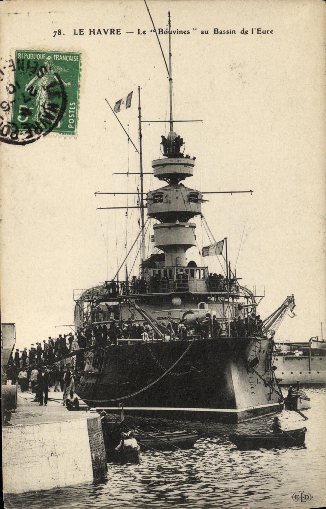 Le Havre — Das "Bouvines" am Hafen der Eure — Verlag ELD