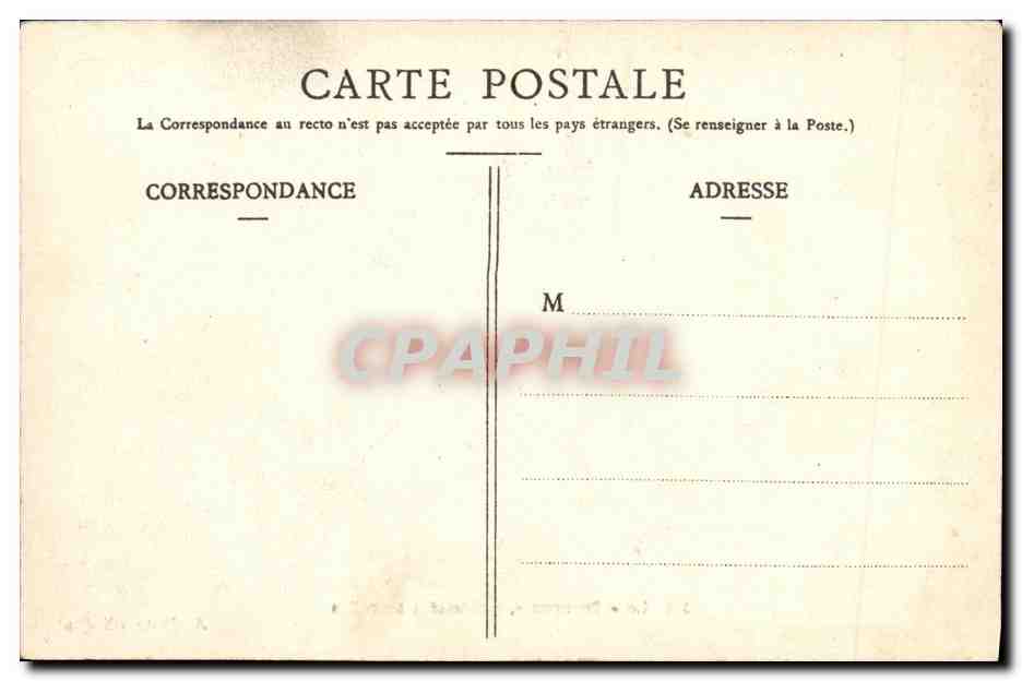 CPA Bateau Guerre Le Brennus Cuirasse a Tourelles — Verso