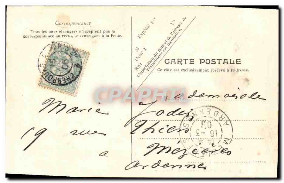 Cherbourg — Le Brennus — Édition Maison Ratti, Nouveautés, Cherbourg — Verso