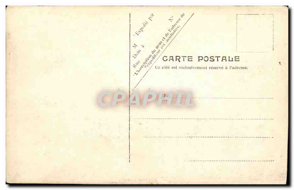 CPA Bateau Guerre Marine Francaise Le Brennus  — Verso