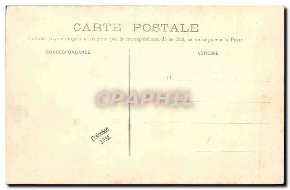 CPA Bateau Guerre Toulon Le Brennus  — Verso