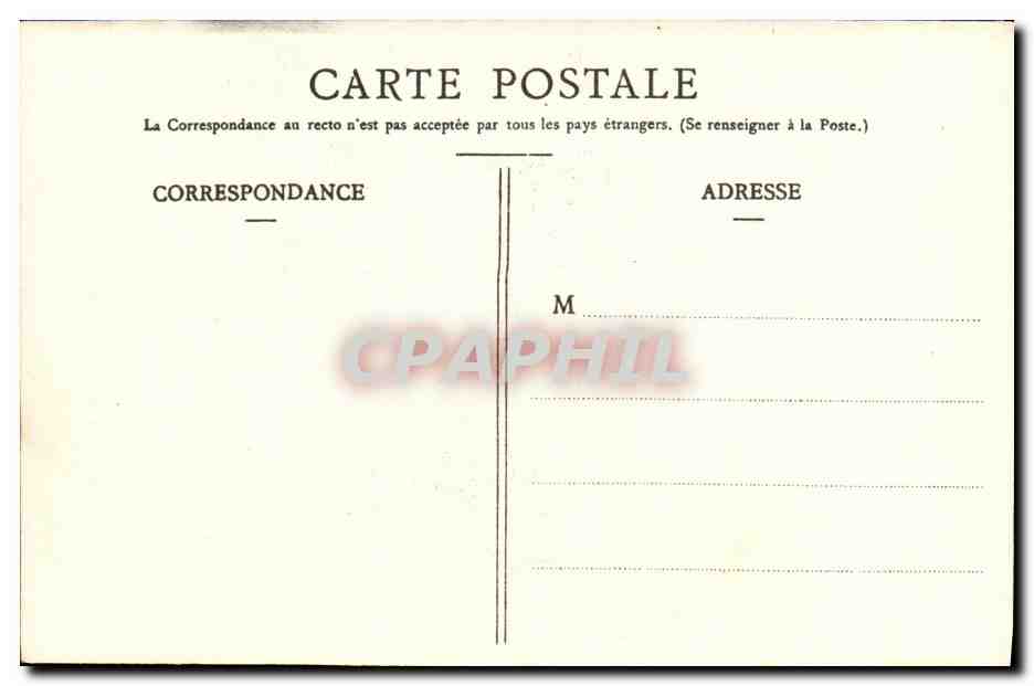 CPA Bateau Guerre Le Brennus Cuirasse a tourelles — Verso