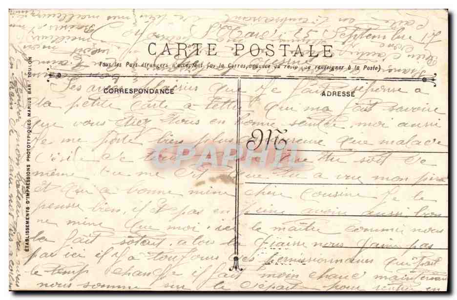 CPA Bateau Guerre Marine Militaire Francaise Cuirasse Bretagne pendant tir de combat — Verso