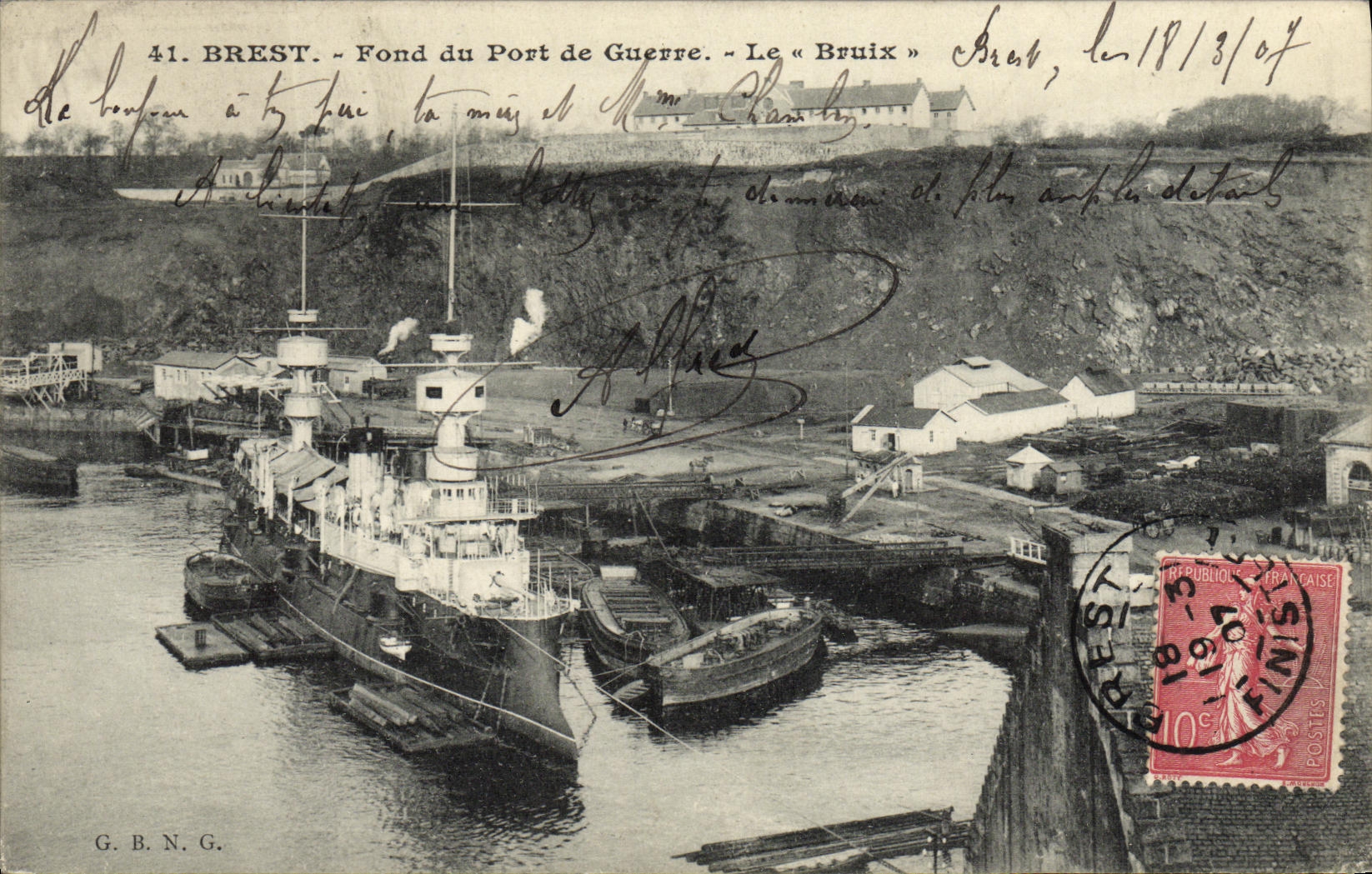 Brest - Fond du Port de Guerre - De « Bruix » — G.B.N.G. n°41