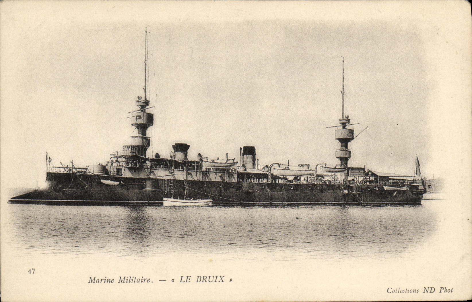 CPA Bateau Guerre Marine Militaire Le Bruix 