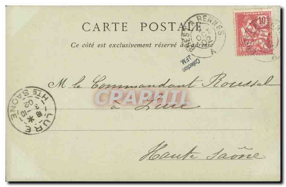 CPA Bateau Guerre Marine Militaire Le Bruix  — Verso
