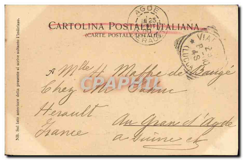 CPA Bateau Guerre R Incrociatore italiano Calatafimi — Verso