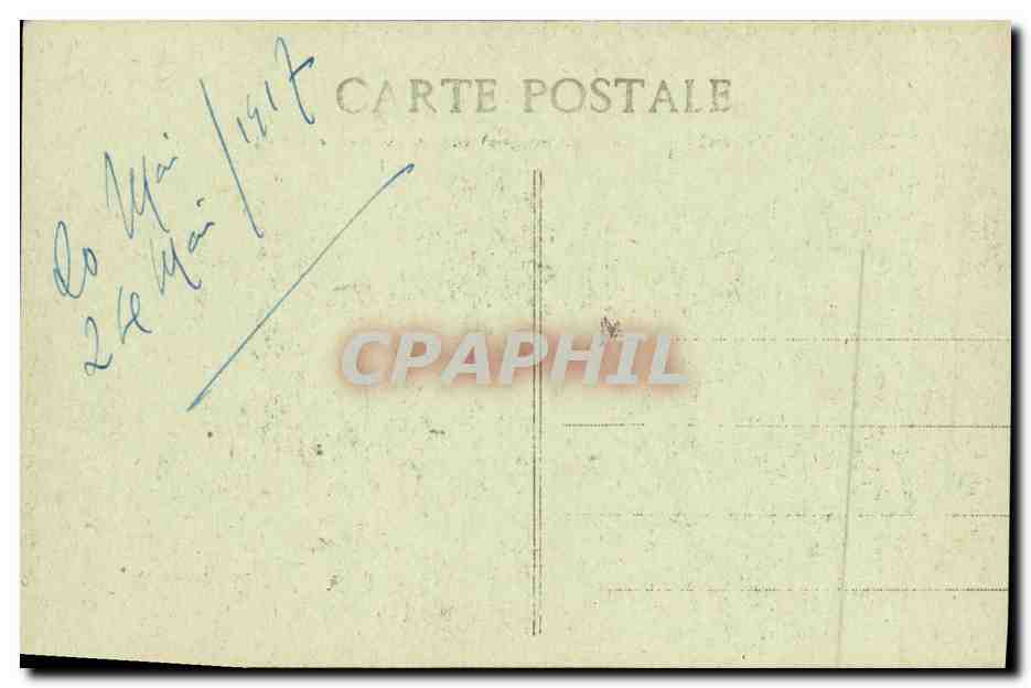 CPA Bateau Guerre Guerre Navale Canada Paquebot de la Cie C Fabre Trasnforme en croiseur auxiliaire de 1er rang  — Verso