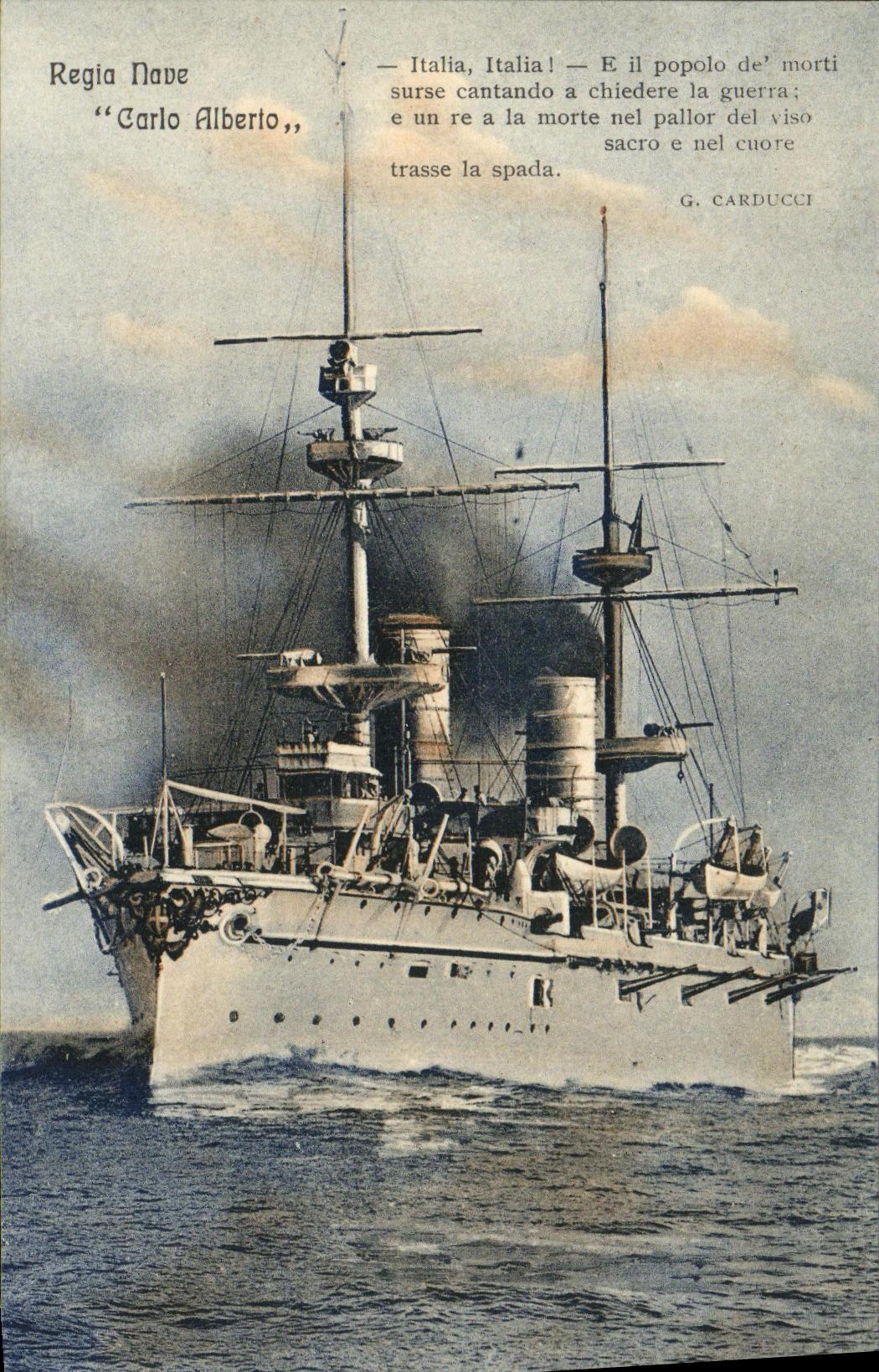 Regia Nave "Carlo Alberto" — bateau de guerre italien — éditeur SIA n° 5151