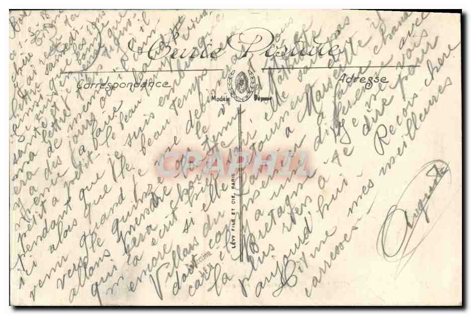 CPA Bateau Guerre Marine De Guerre Carnot Cuirasse d Escadre — Verso