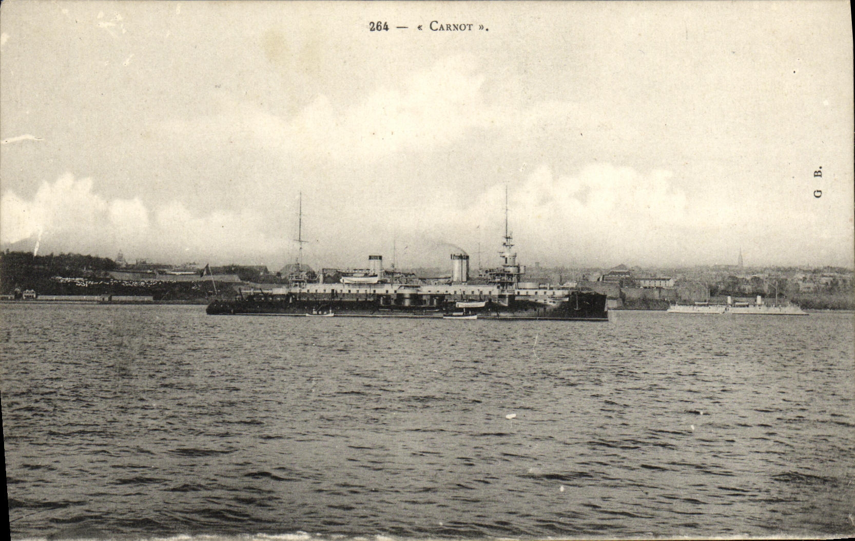 CPA Bateau Guerre Carnot