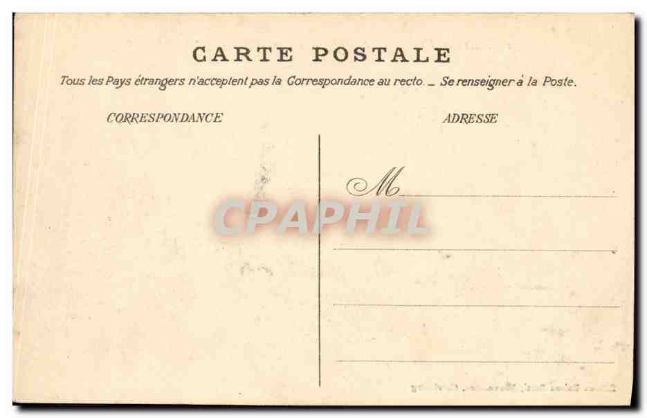 Le Carnot — Croiseur de la Marine Française — Édition Maison Ratti, Cherbourg — Verso