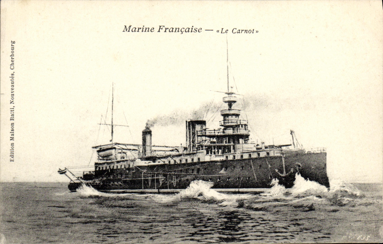 Marine Française — « Le Carnot » — Edition Maison Ratli, Cherbourg