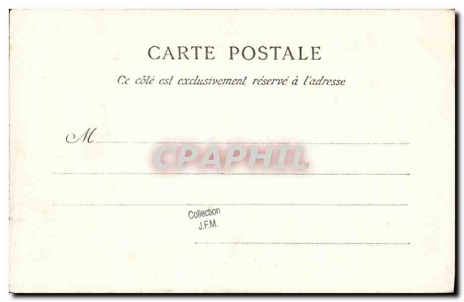 CPA Bateau Guerre Cherbourg Le Cassini Aviso Torpilleur — Verso