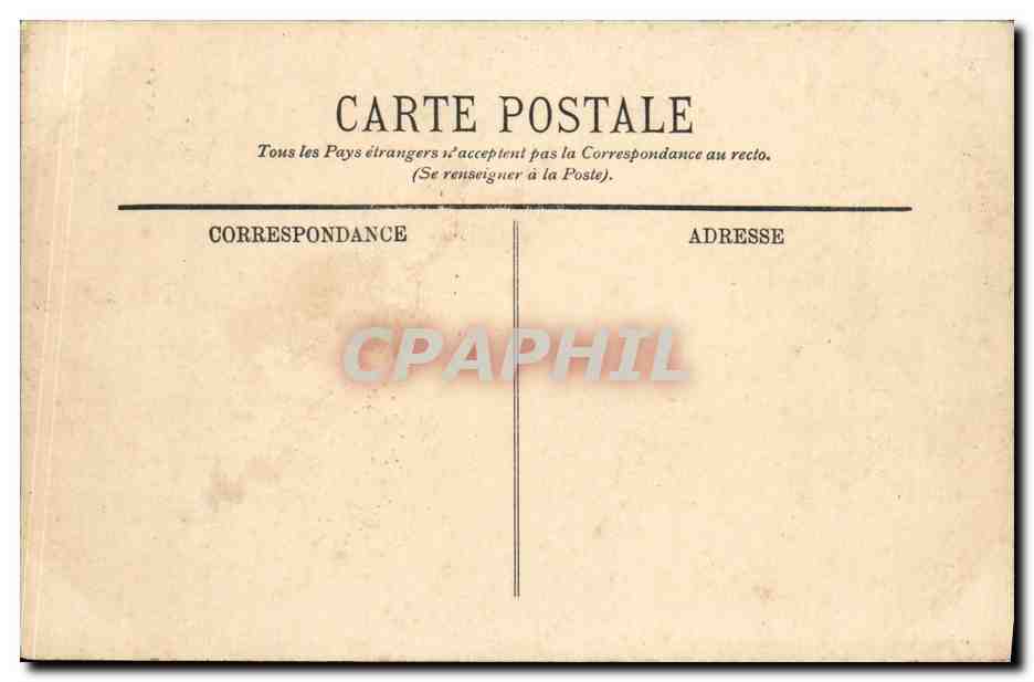 CPA Bateau Guerre Marine De Guerre Le Cassini Croiseur de 1ere Classe — Verso