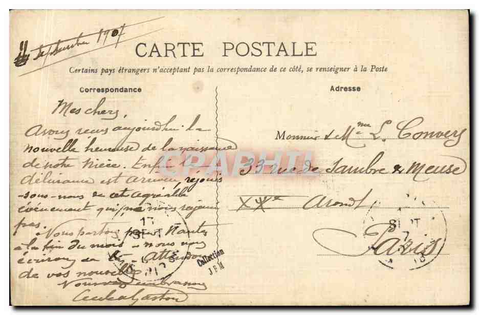 Bordeaux — Le « Cassini » devant l'Exposition — E. W. — Reverso