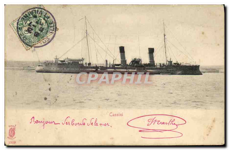 Bateau à vapeur — Les Cords de la Mer — Cassini