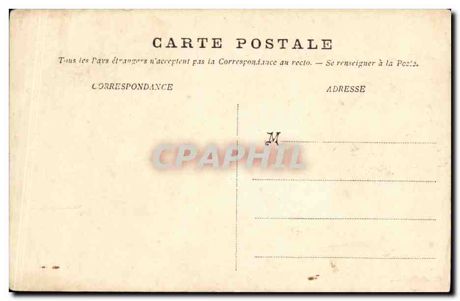 CPA Bateau Guerre Le Catinat — Verso