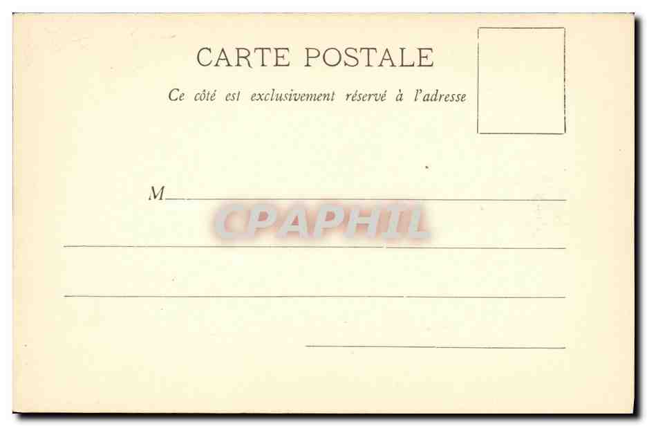 Bateau de guerre Charles-Martel — Souvenir du Combat Naval - PARIS — Éditeur A. Bourgault, Toulon — Verso