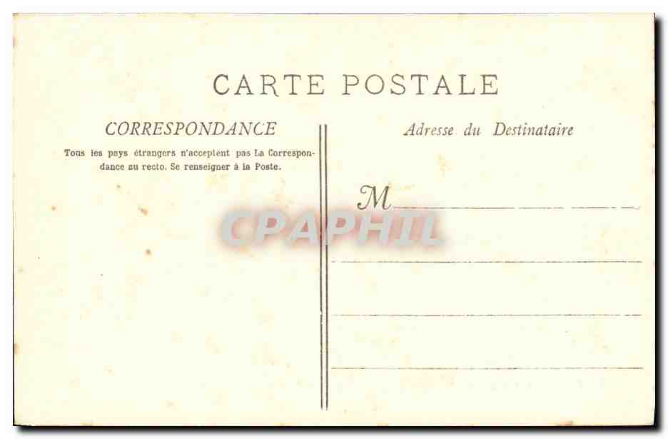 CPA Bateau Guerre Le Chartes Martel Cuirasse d Escadre a Tourelles — Verso
