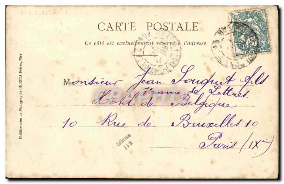CPA Bateau Guerre Toulon Le Charles Martel Cuirasse d Escadre — Verso