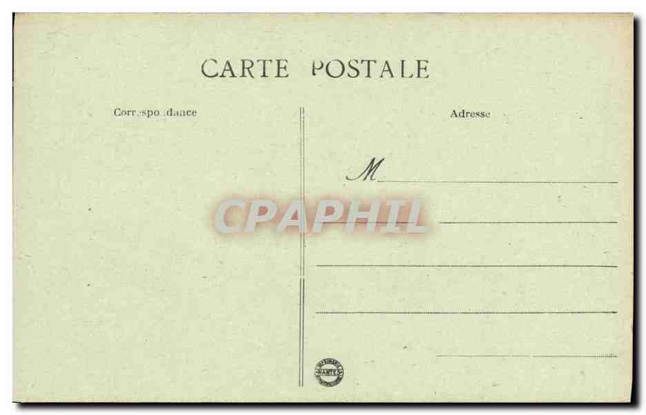 CPA Bateau Guerre Cherbourg Cuirasse Charles Martel — Verso