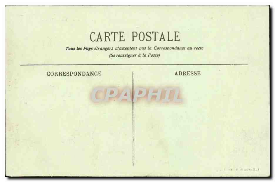 CPA Bateau Guerre Le Cuirasse Charles Martel — Verso