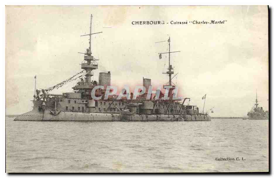 Cherbourg - Cuirassé 'Charles-Martel' — Collection C. L.