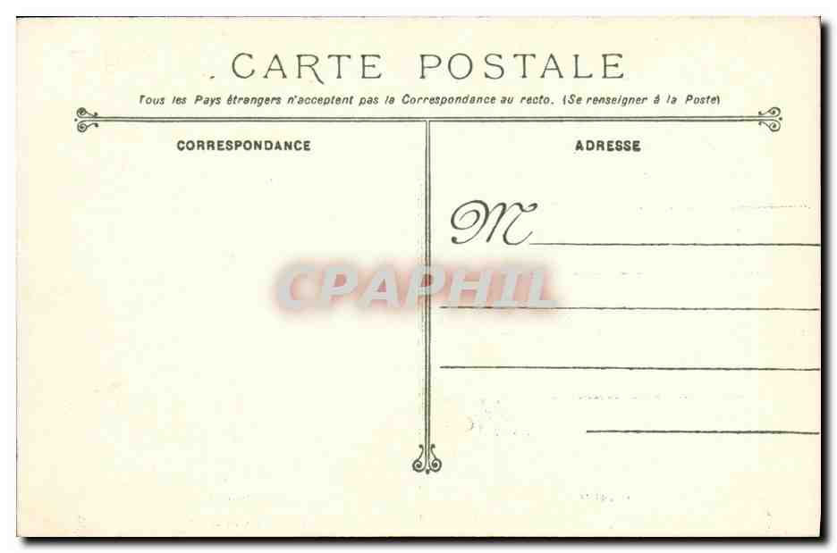 CPA Bateau Guerre Charles Martel Cuirasse a Tourelles — Verso