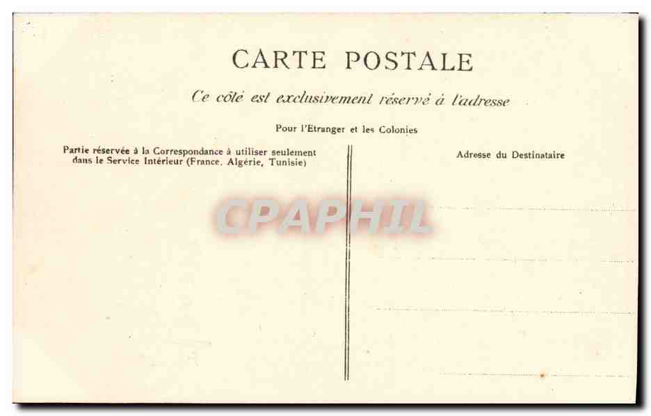 Le « Chasseloup-Laubat », Croiseur Cuirassé — G. F. — Cliché P. B. Cherbourg — Verso