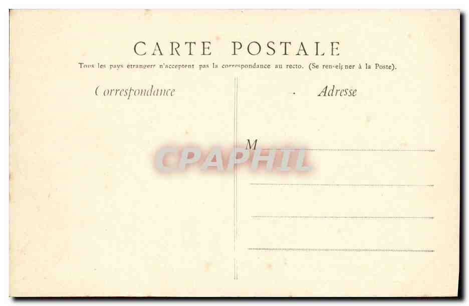 Le « Châteaurenault », Croiseur de 1ère Classe — A. Bougault, n° 540 — Verso