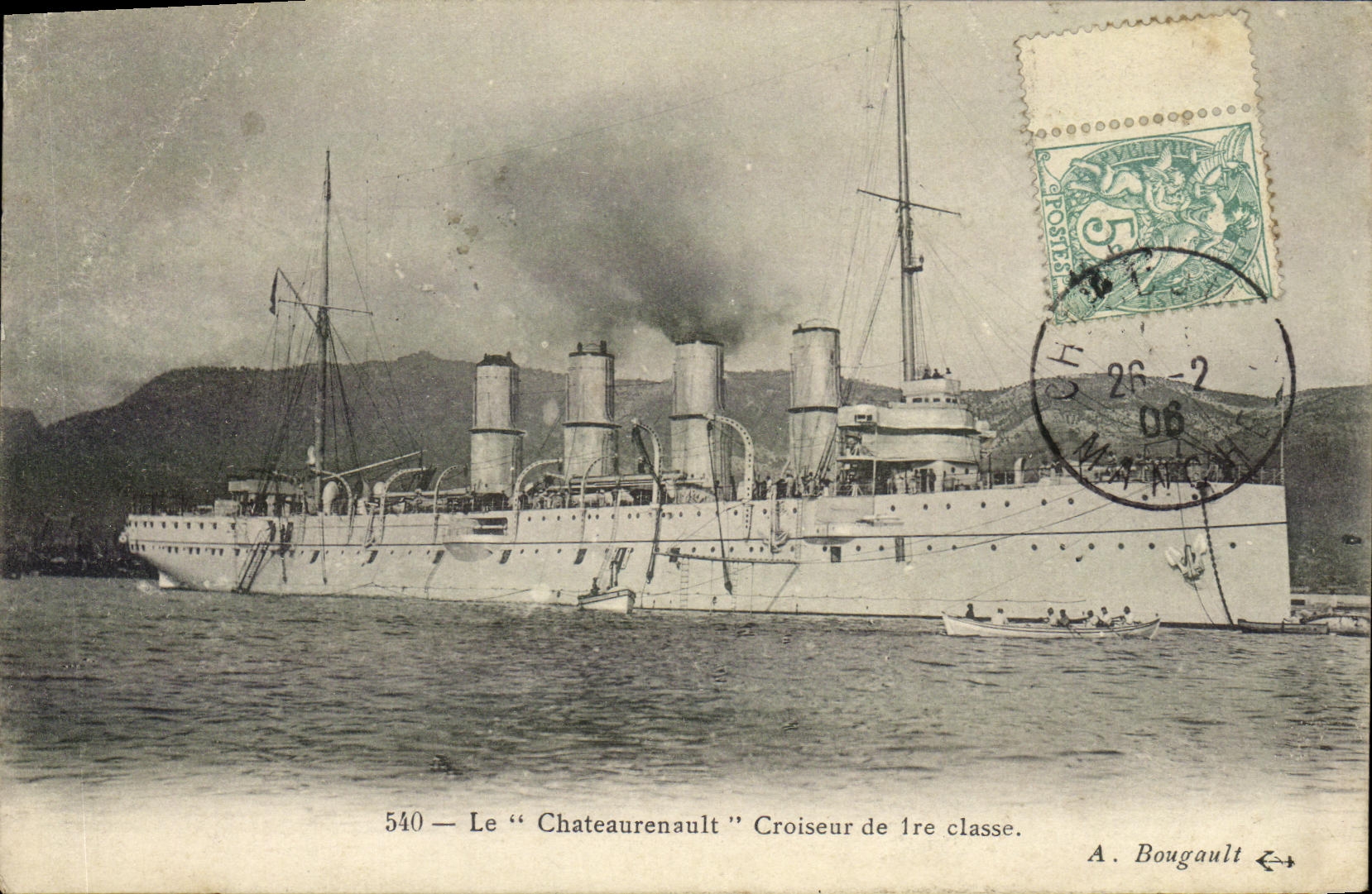 CPA Bateau Guerre Le Chateaurenault Croiseur de 1ere Classe