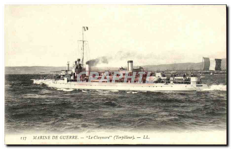 CPA Bateau Guerre Marine De Guerre Le Claymore