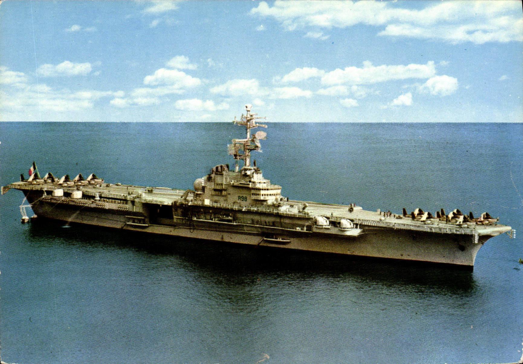 CPM Bateau Guerre le Porte Avion Clemenceau Porte Avions