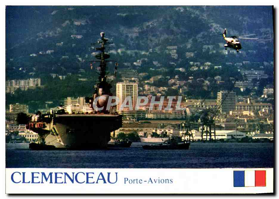 Clemenceau — Porte-Avions français — Imprimeur Mâcon