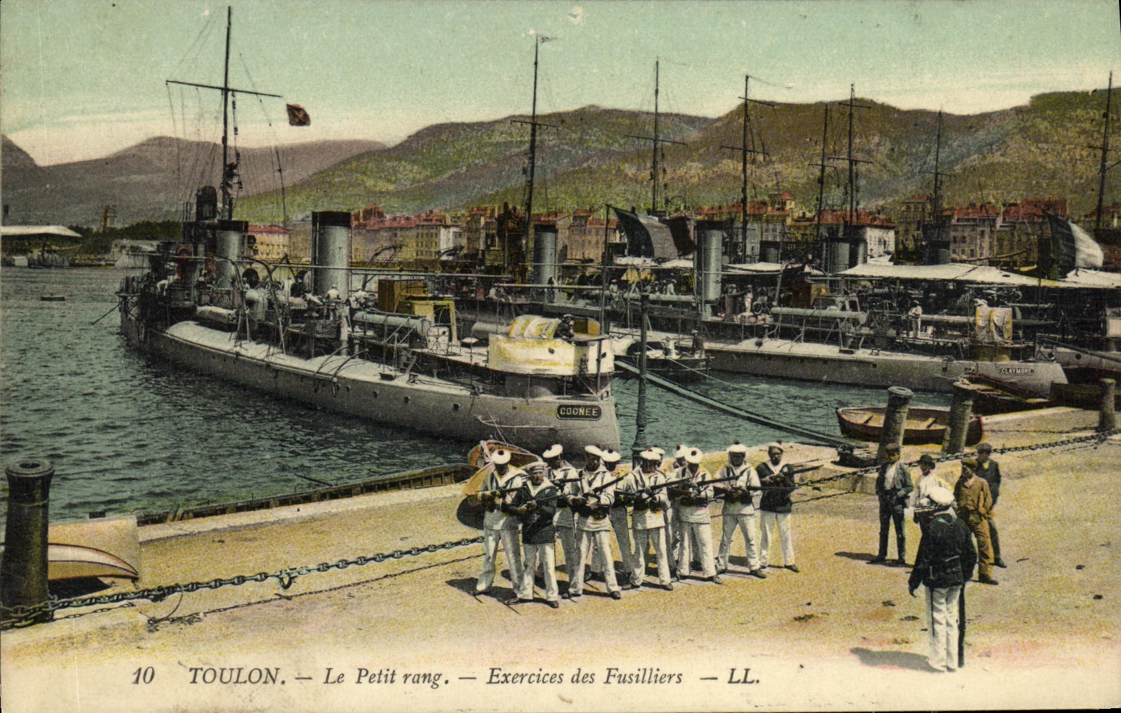 Toulon — Le Petit rang — Exercices des Fusiliers — LL.