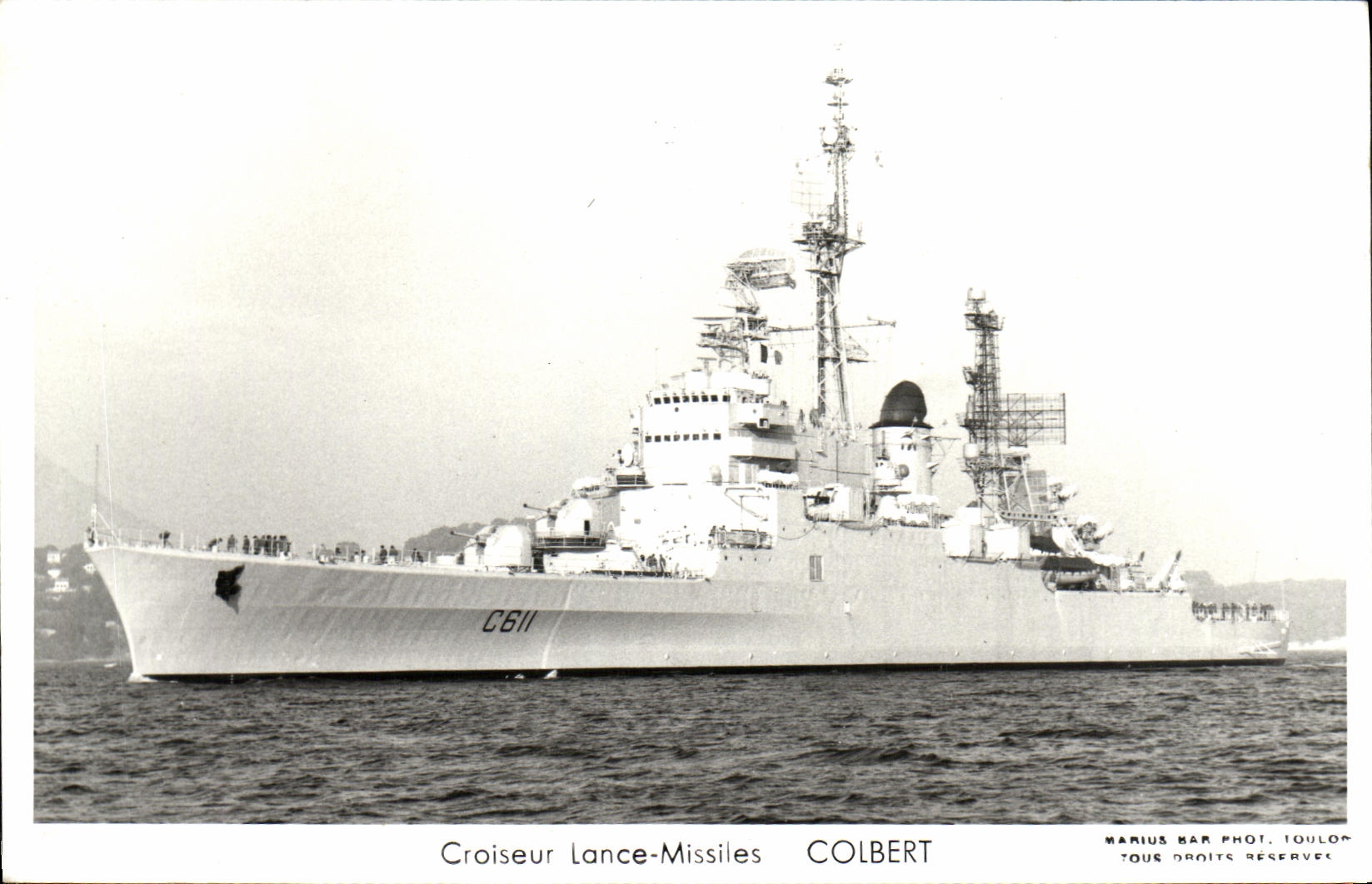 CPM Bateau Guerre Croiseur Lance Missiles Colbert