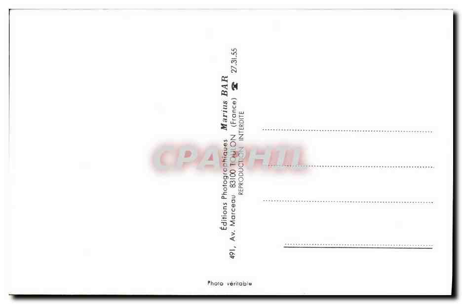 CPM Bateau Guerre Croiseur Lance Missiles Colbert — Verso