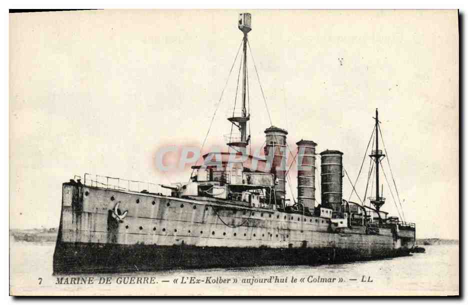Marine de guerre — L'Ex-Kolber aujourd'hui le Colmar — LL