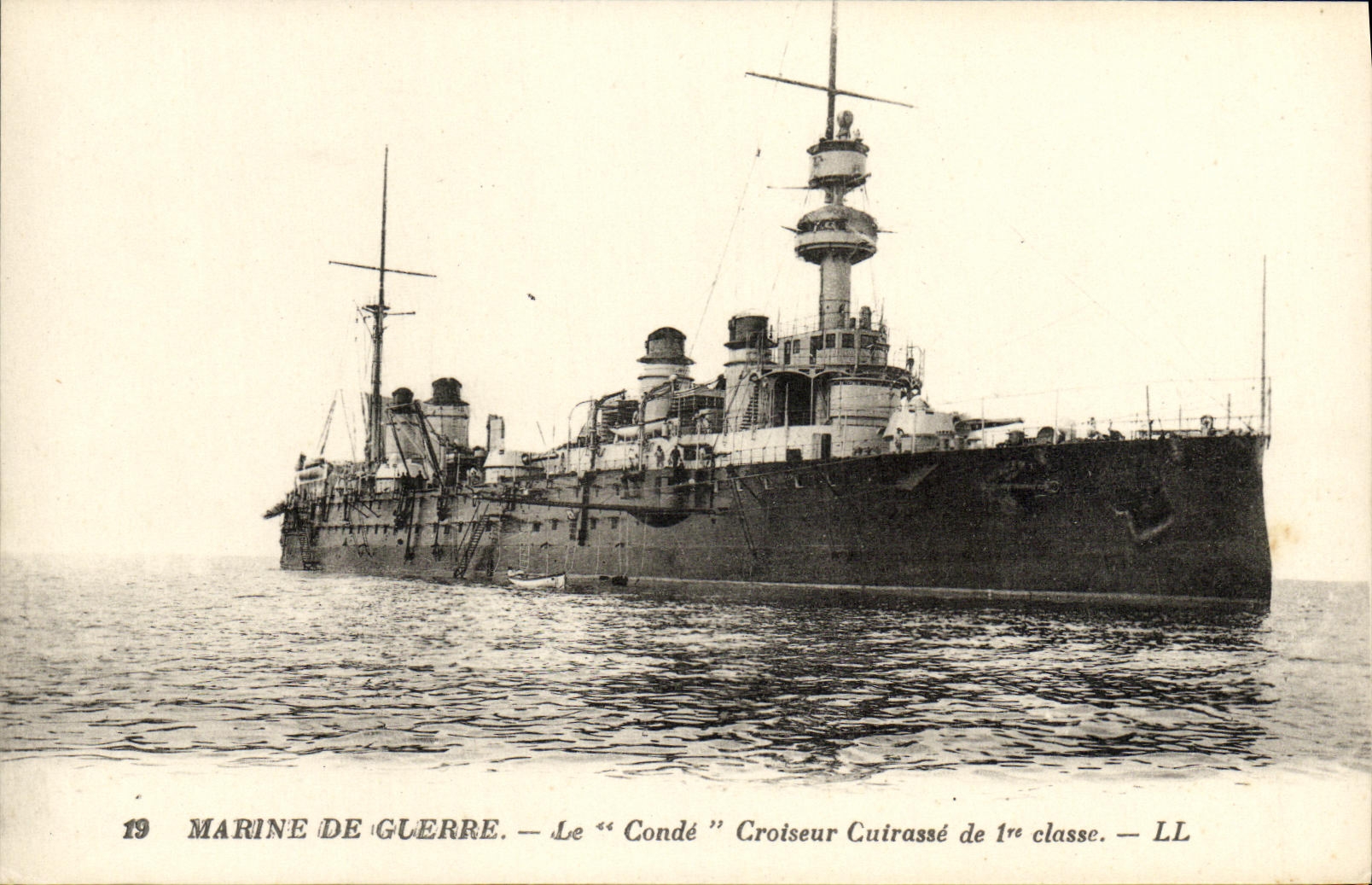 Le "Condé" — Croiseur Cuirassé de 1re classe — LL