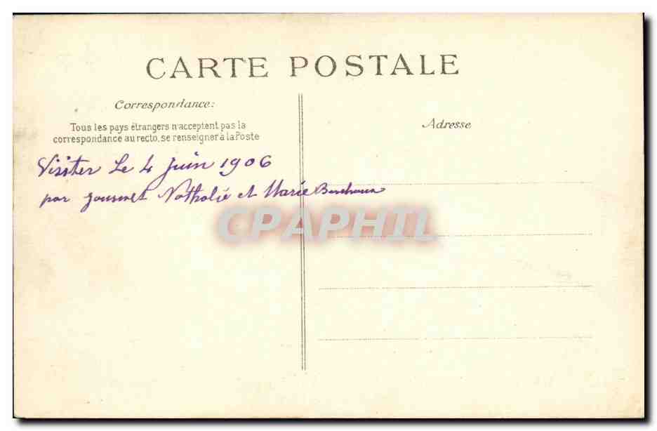 CPA Bateau Guerre Marine De Guerre Conde Croiseur Cuirasse — Verso