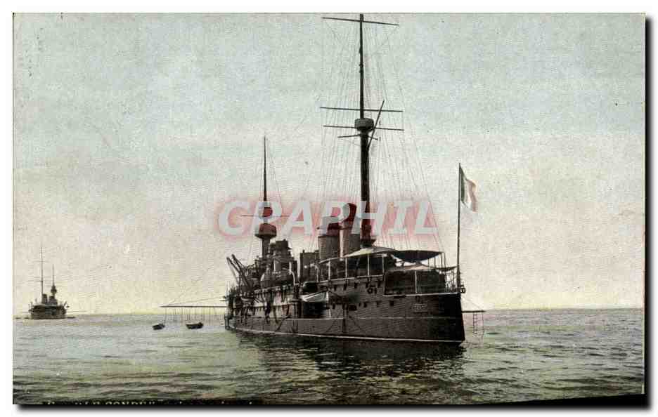 CPA Bateau Guerre Marine De Guerre Le Conde Croiseur Cuirasse