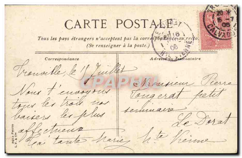 CPA Bateau Guerre Marine De Guerre Le Conde Croiseur Cuirasse — Verso