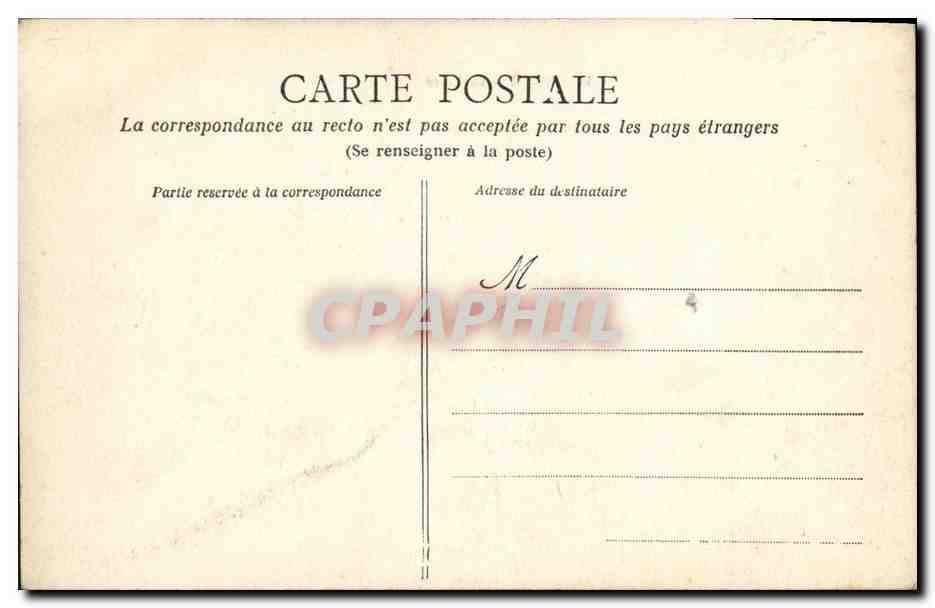 CPA Bateau Guerre Brest Le Conde — Verso