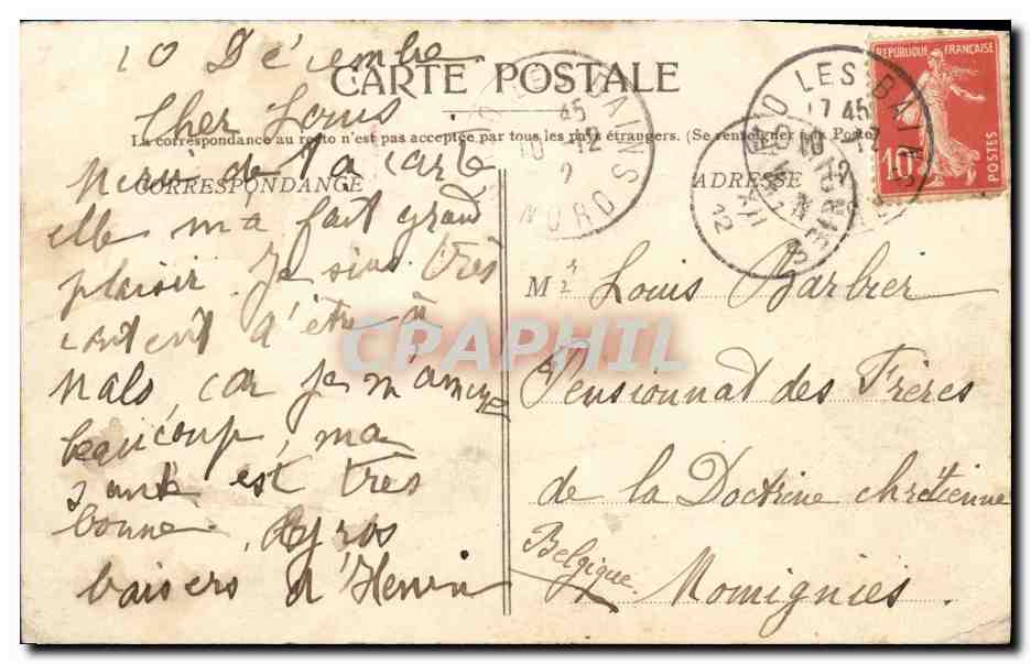 Bâteaux de Guerre « Condor » Aviso Torpilleur — Série 251 — Éditeur P.D. — Verso