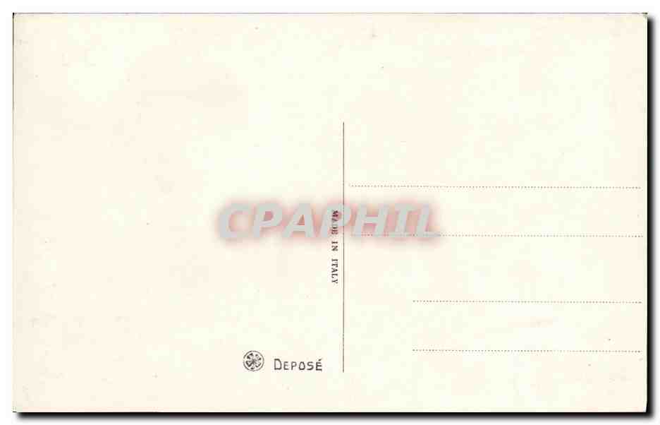 CPA Bateau Guerre Nave Conte Di Cavour — Verso