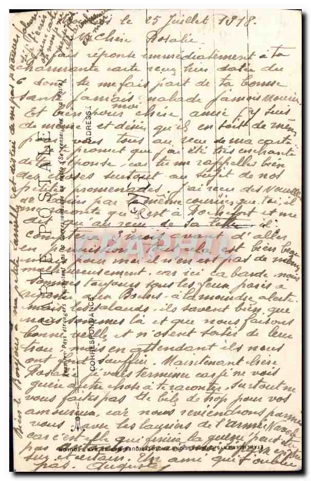 CPA Bateau Guerre Cuirasse Courbet en action devant vue Base Novale — Verso