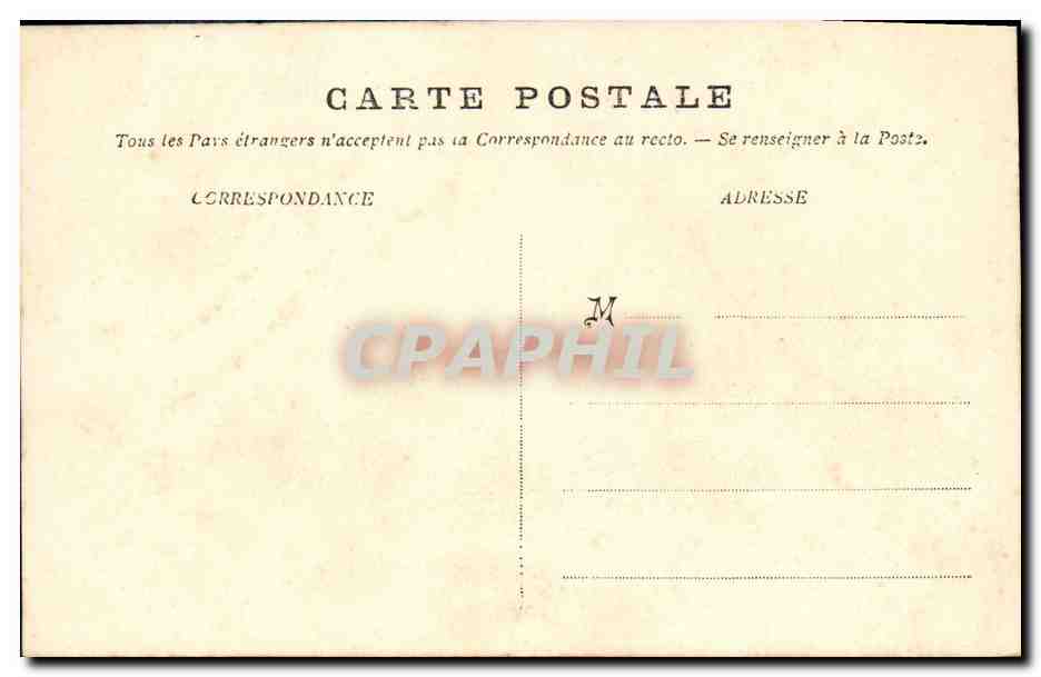 CPA Bateau Guerre Le Courbet — Verso
